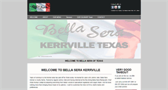 Desktop Screenshot of bellaserakerrville.com